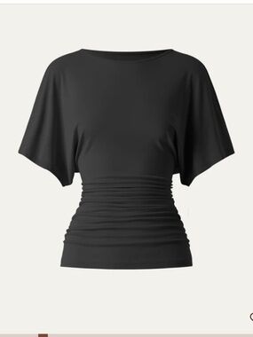 OGL Relaxed Fit Top Black NWT Soft Stretch Tee
